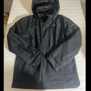 Schoffel  2 in 1 Jacket & Fleece  Adult Small Black  Hood